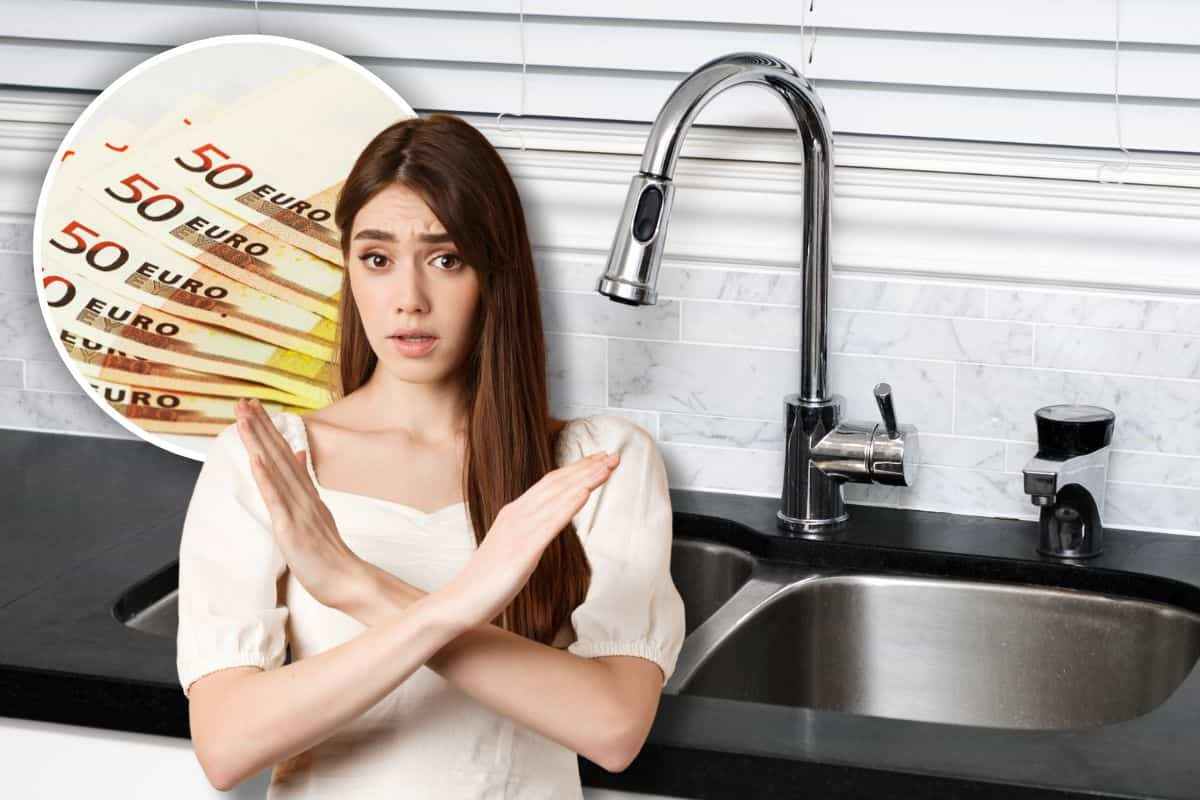 scarto alimentare lavandino