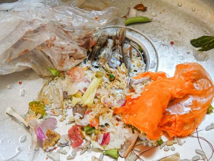scarto alimentare pericolo lavandino