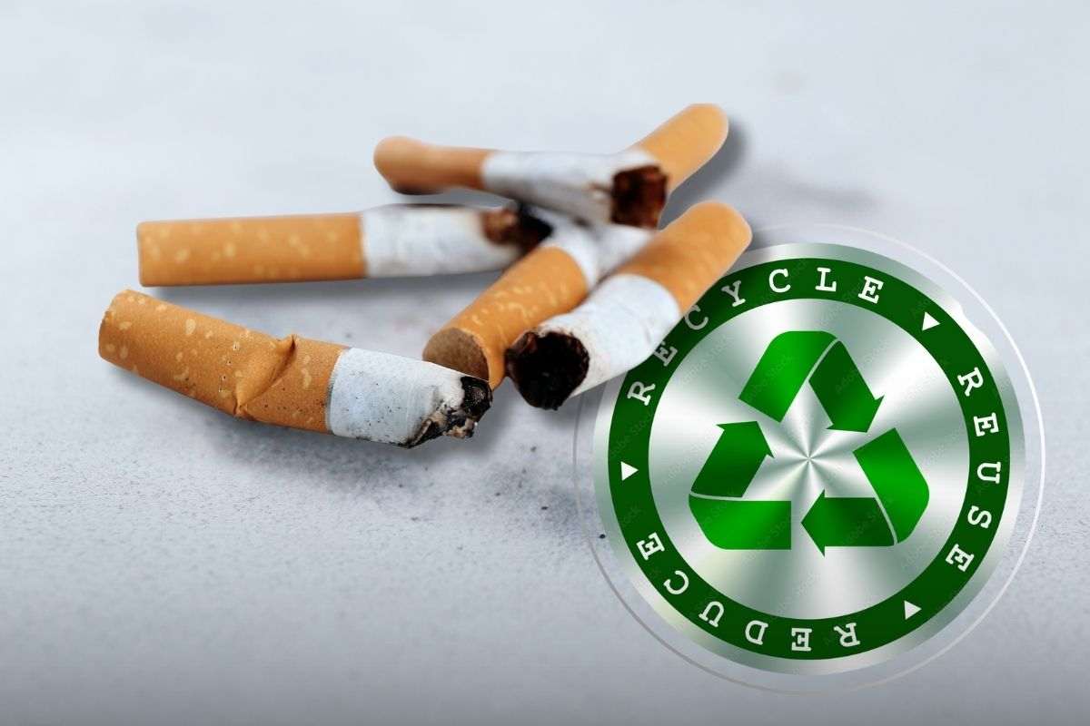 come riciclare le cicche di sigaretta