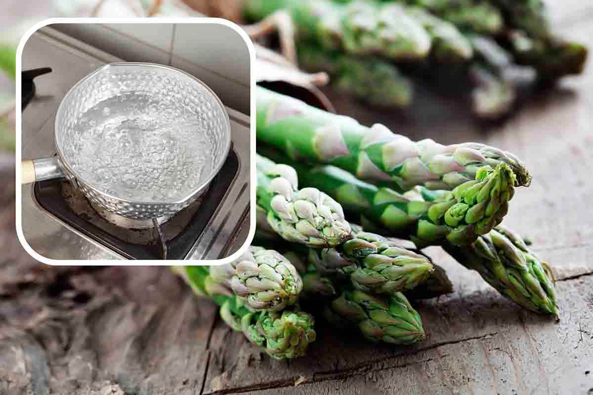 asparagi acqua riutilizzi incredibili