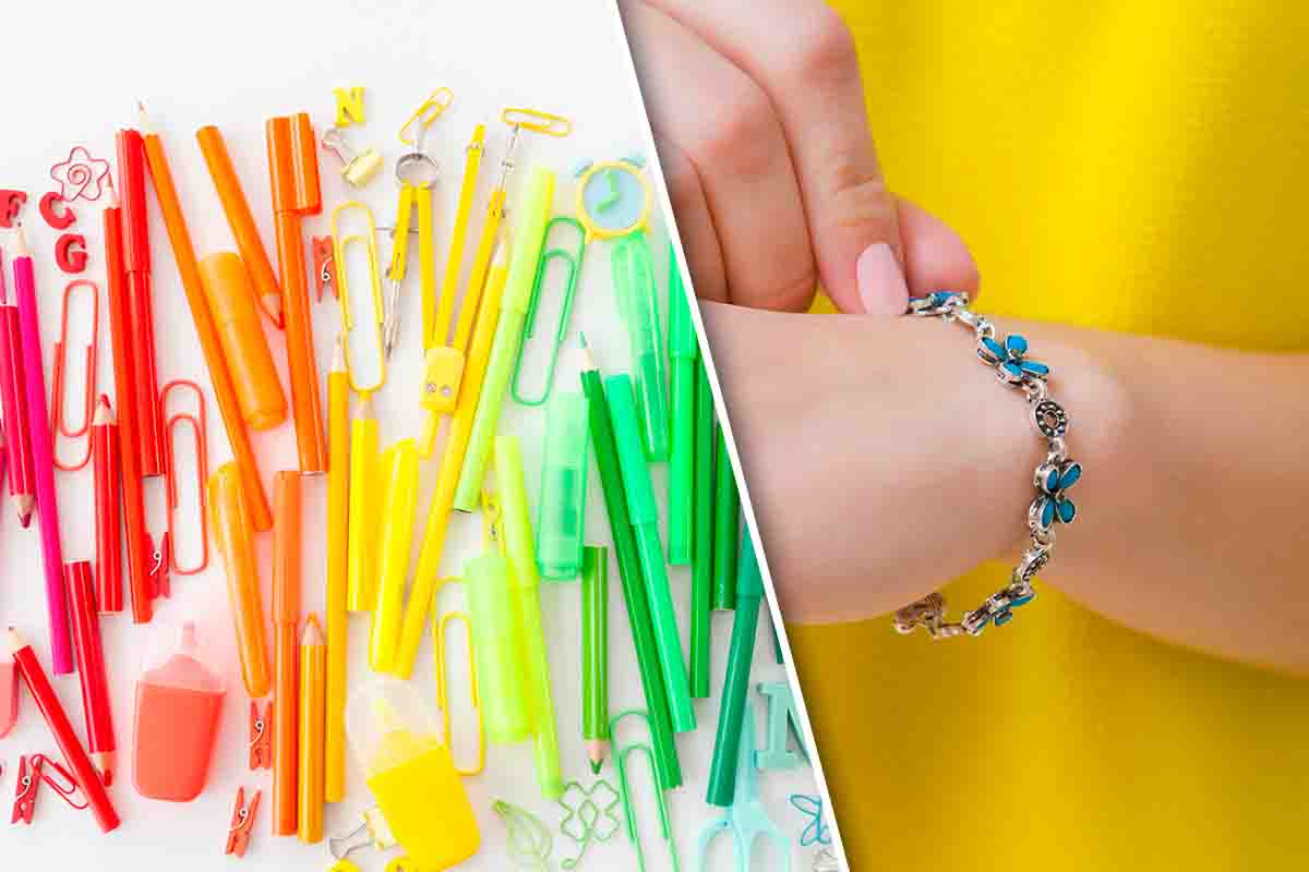 Come trasformare le penne in braccialetti