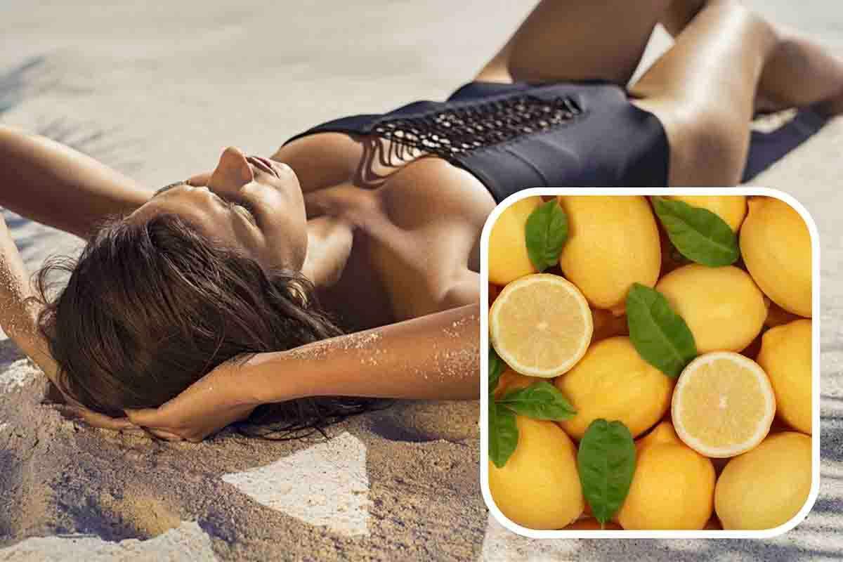 Metodo per schiarire i capelli con sole e limone