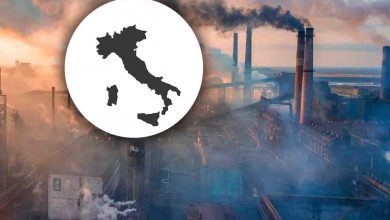 Inquinamento Italia: allarme paesaggio rosso