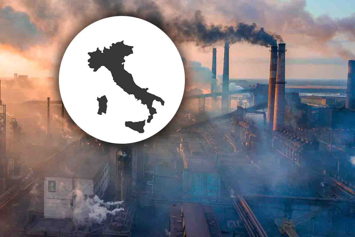 Inquinamento Italia: allarme paesaggio rosso