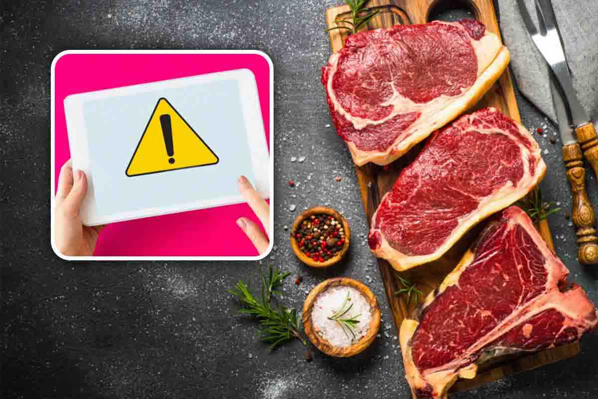 Carne ritirata dal mercato