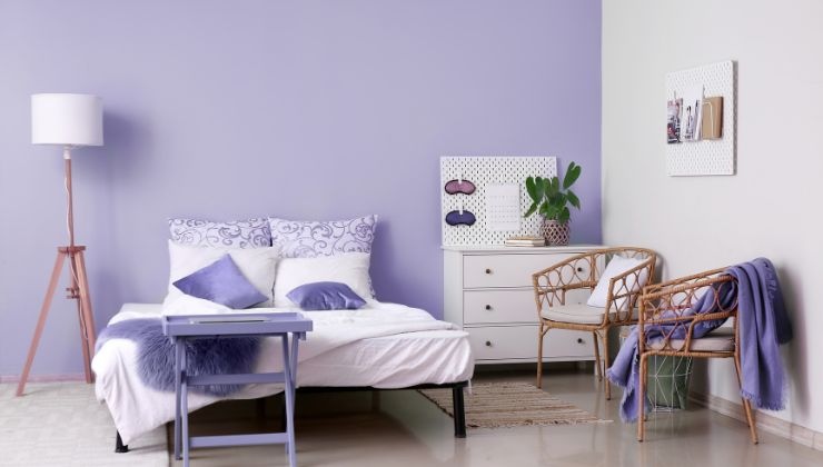perché il lilla è un colore calmante