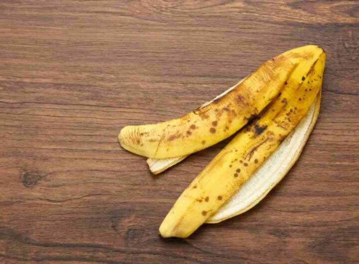Bucce di banana, giardino