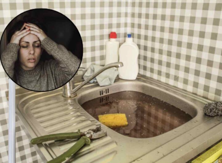 Un lavandino intassato non solo crea disagi quotidiani, come l'impossibilità di utilizzare la cucina