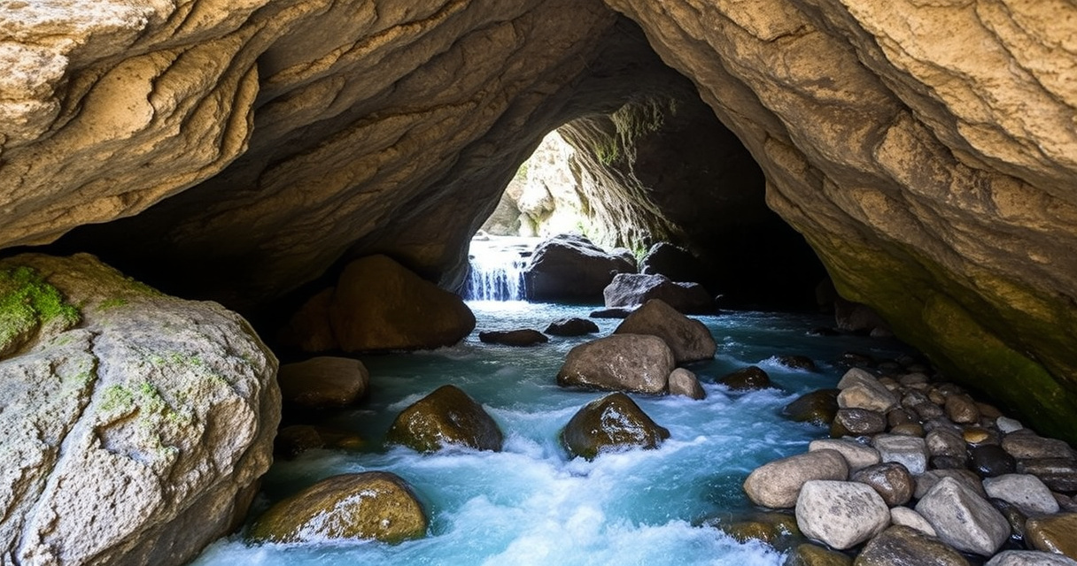 "Immagine di un incontro sulla speleologia e torrentismo, esplorando grotte e torrenti per la salvaguardia ambientale."
