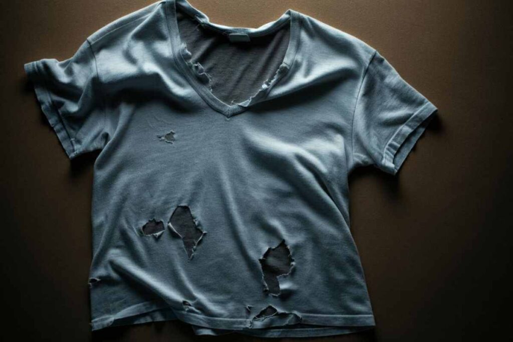 Vecchia t-shirt, riciclo