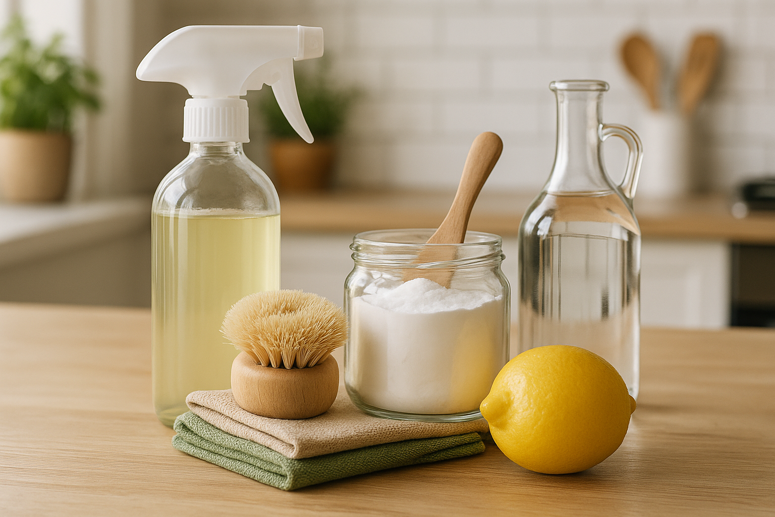 pulizie ecologiche naturali — Pulizie ecologiche: aceto, bicarbonato e limone, il kit che basta (2)