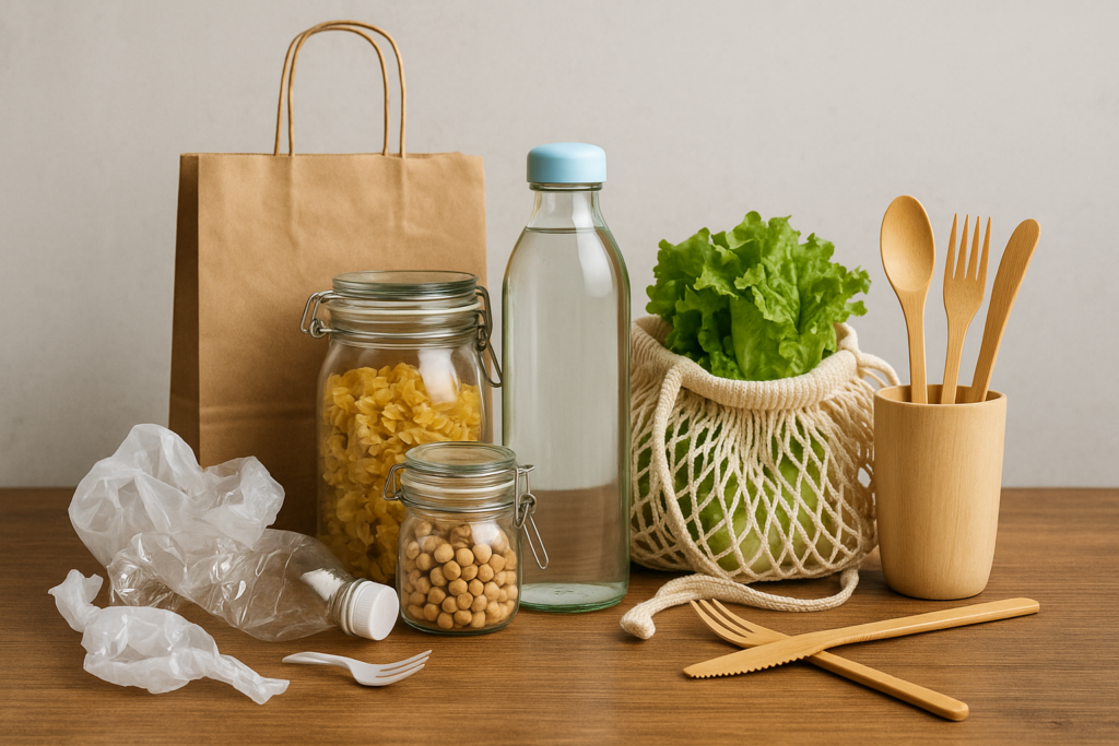 ridurre rifiuti plastici — 5 gesti quotidiani che riducono i rifiuti plastici (senza sacrifici)