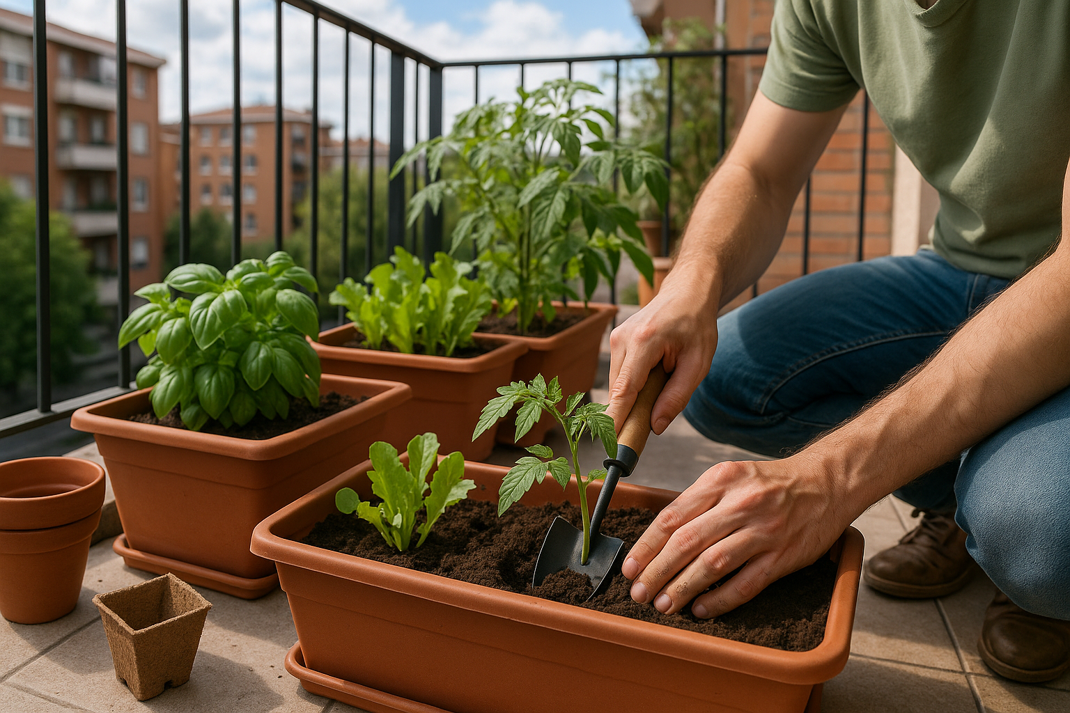 orto in balcone — Orto in balcone: coltivare verdure fresche in 2 metri quadri (2)