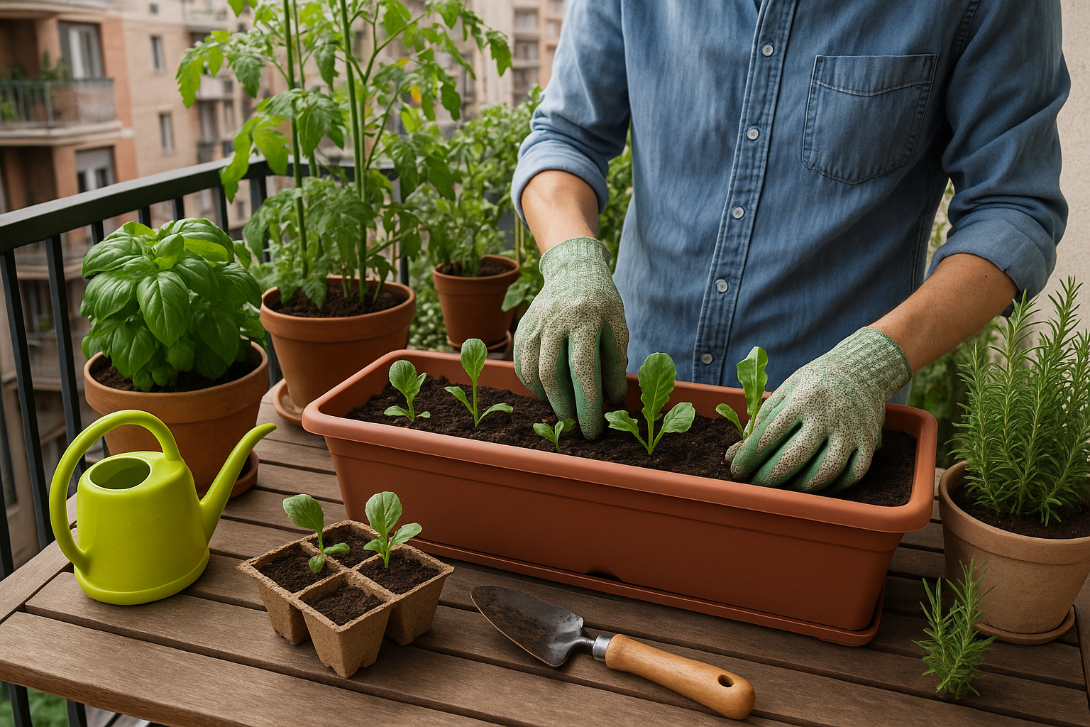 orto in balcone — Orto in balcone: coltivare verdure fresche in 2 metri quadri (2)