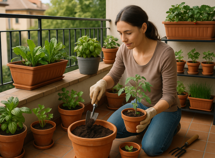 orto in balcone — Orto in balcone: coltivare verdure fresche in 2 metri quadri