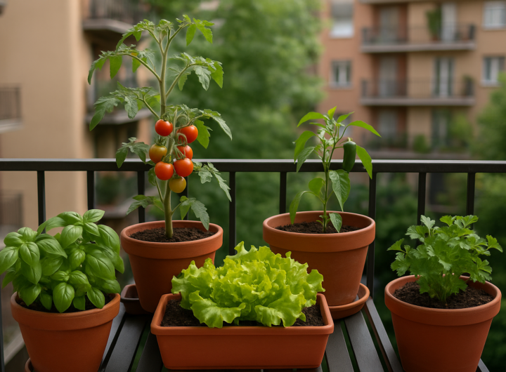 orto sul balcone — Orto sul balcone: come coltivare verdure in poco spazio