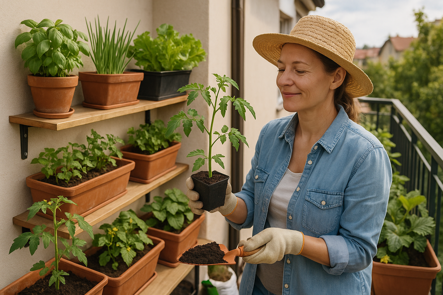orto in balcone — Orto in balcone: coltivare verdure fresche in 2 metri quadri