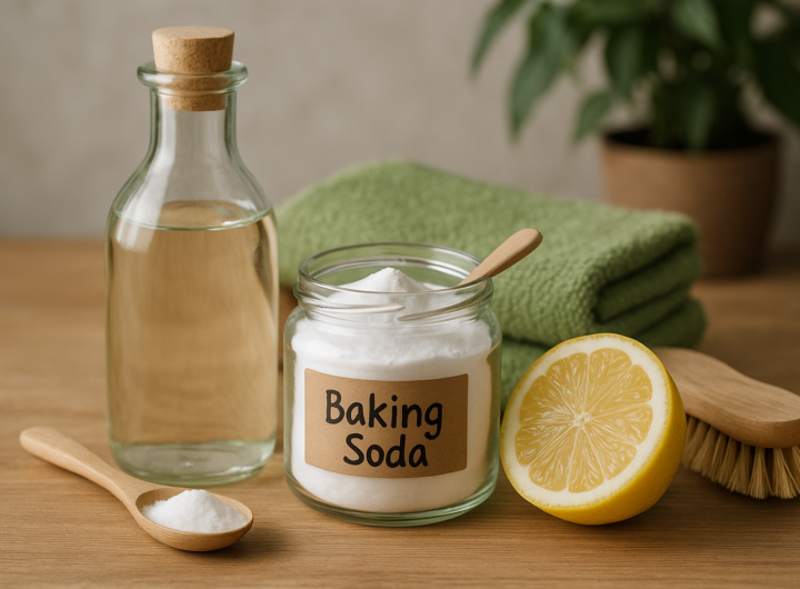 pulizie ecologiche naturali — Pulizie ecologiche: aceto, bicarbonato e limone, il kit che basta