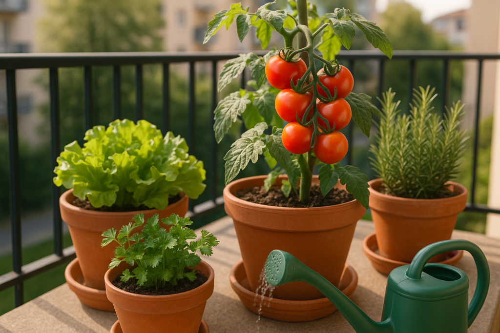 orto sul balcone — Orto sul balcone: 3 piante che crescono anche se non hai il pollice verde