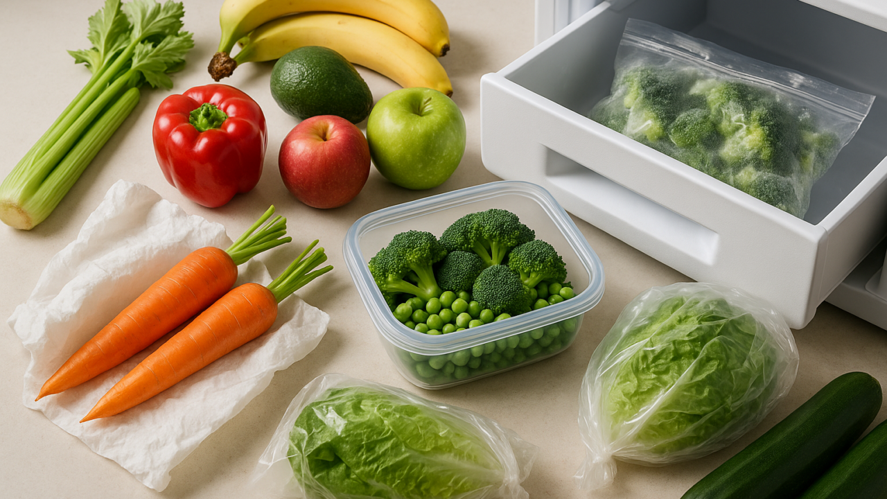 conservare verdure più a lungo — Come conservare le verdure più a lungo (e ridurre lo spreco alimentare)