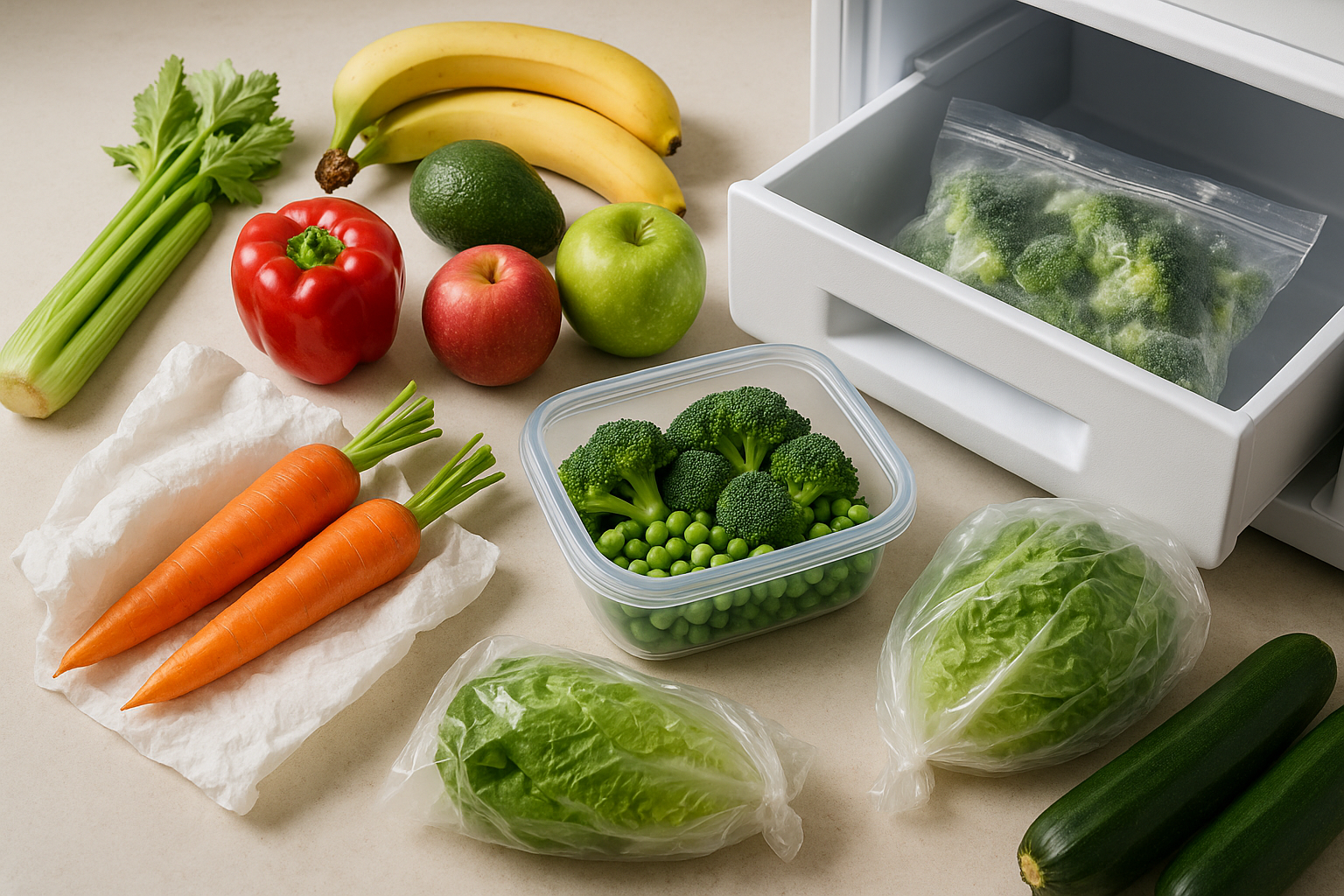 conservare verdure più a lungo — Come conservare le verdure più a lungo (e ridurre lo spreco alimentare)
