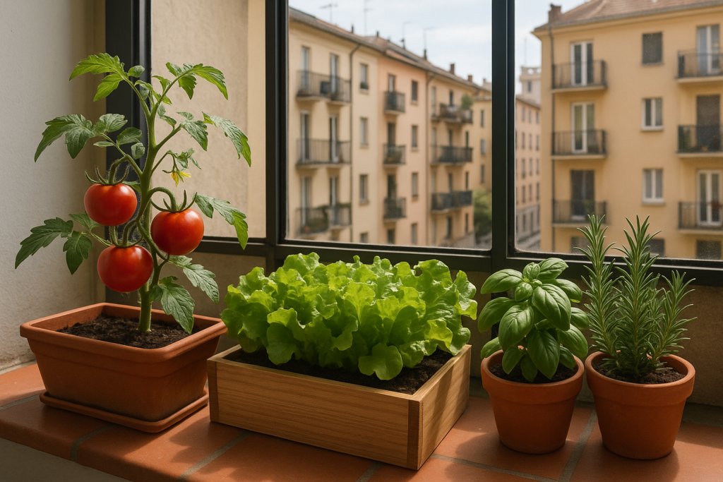 orto in casa — Orto in casa: verdure fresche tutto l'anno con poco spazio