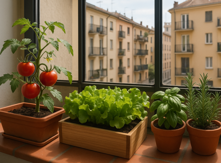 orto in casa — Orto in casa: verdure fresche tutto l'anno con poco spazio