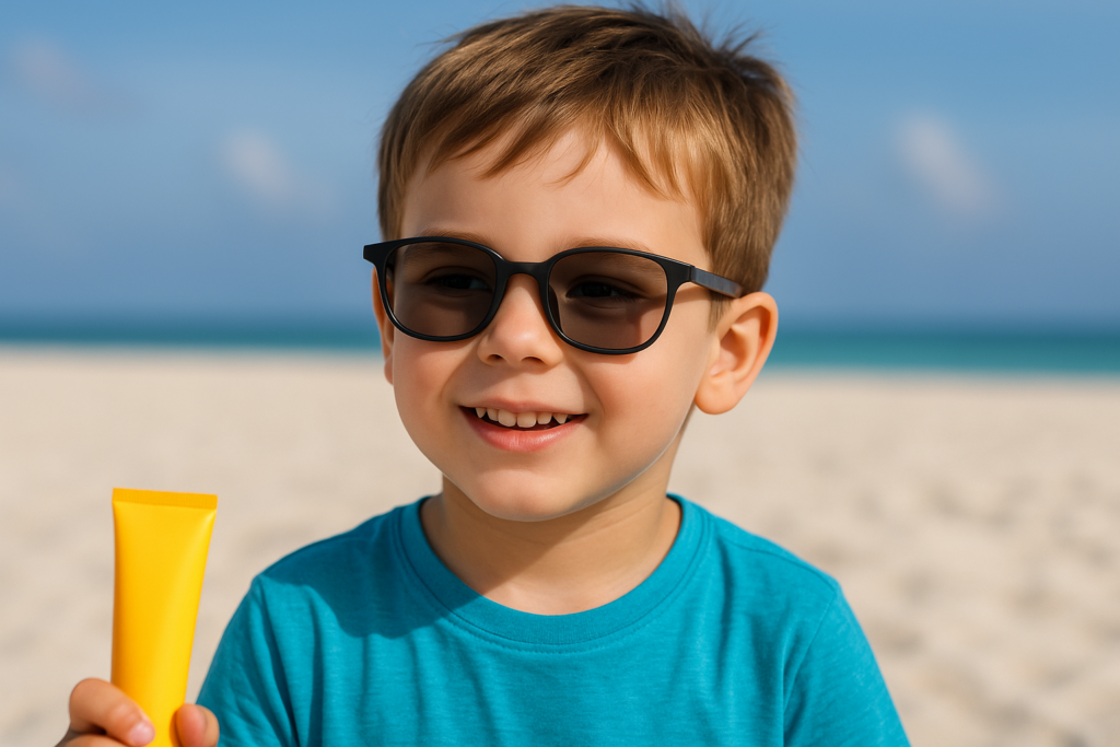 Proteggere i bambini dal sole: occhiali fotocromatici e altre soluzioni pratiche per l'estate