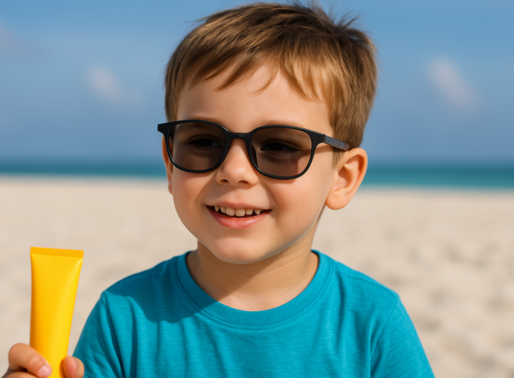 Proteggere i bambini dal sole: occhiali fotocromatici e altre soluzioni pratiche per l'estate