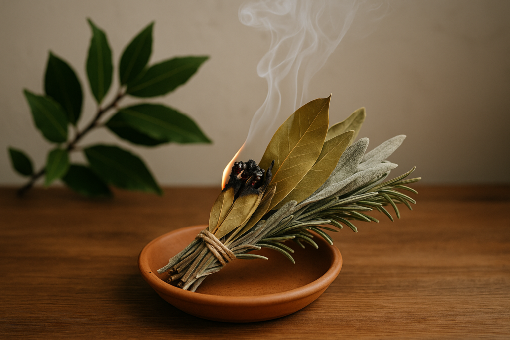 Erbe aromatiche in casa: bruciarle per profumare e purificare (davvero funziona?)
