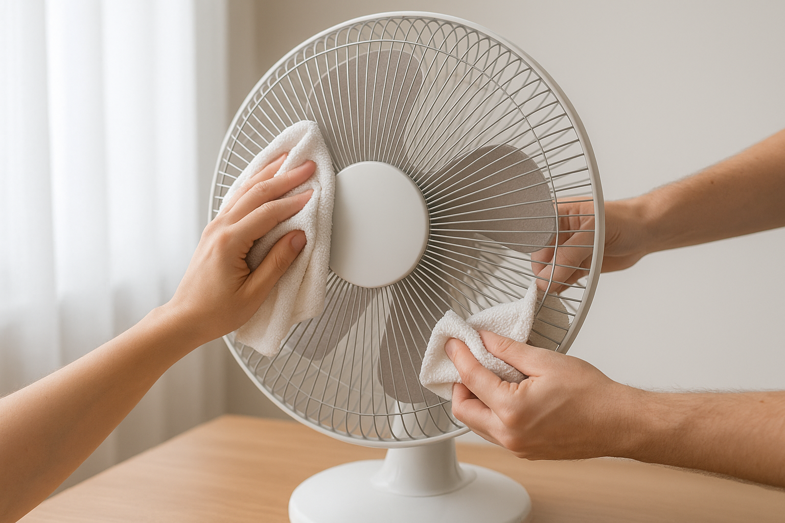 Pulire ventilatore con sacchetto (2)