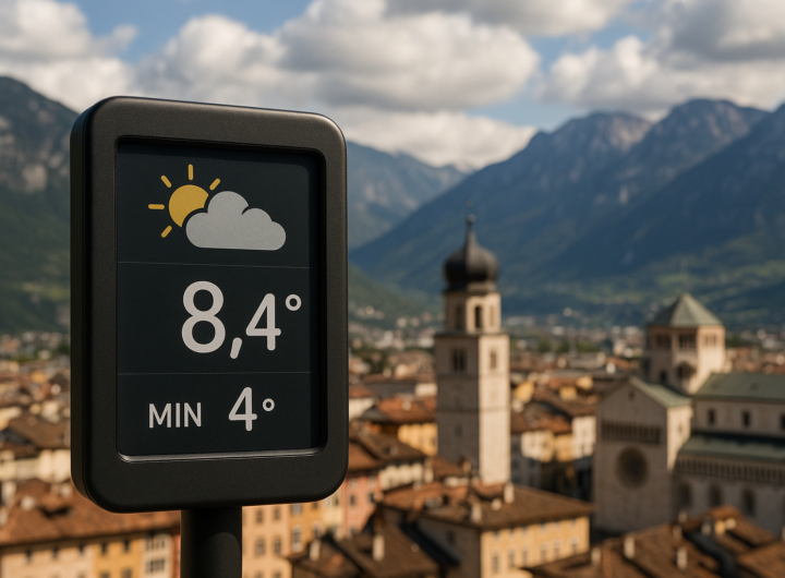 Previsioni meteo Trento: cosa aspettarsi oggi