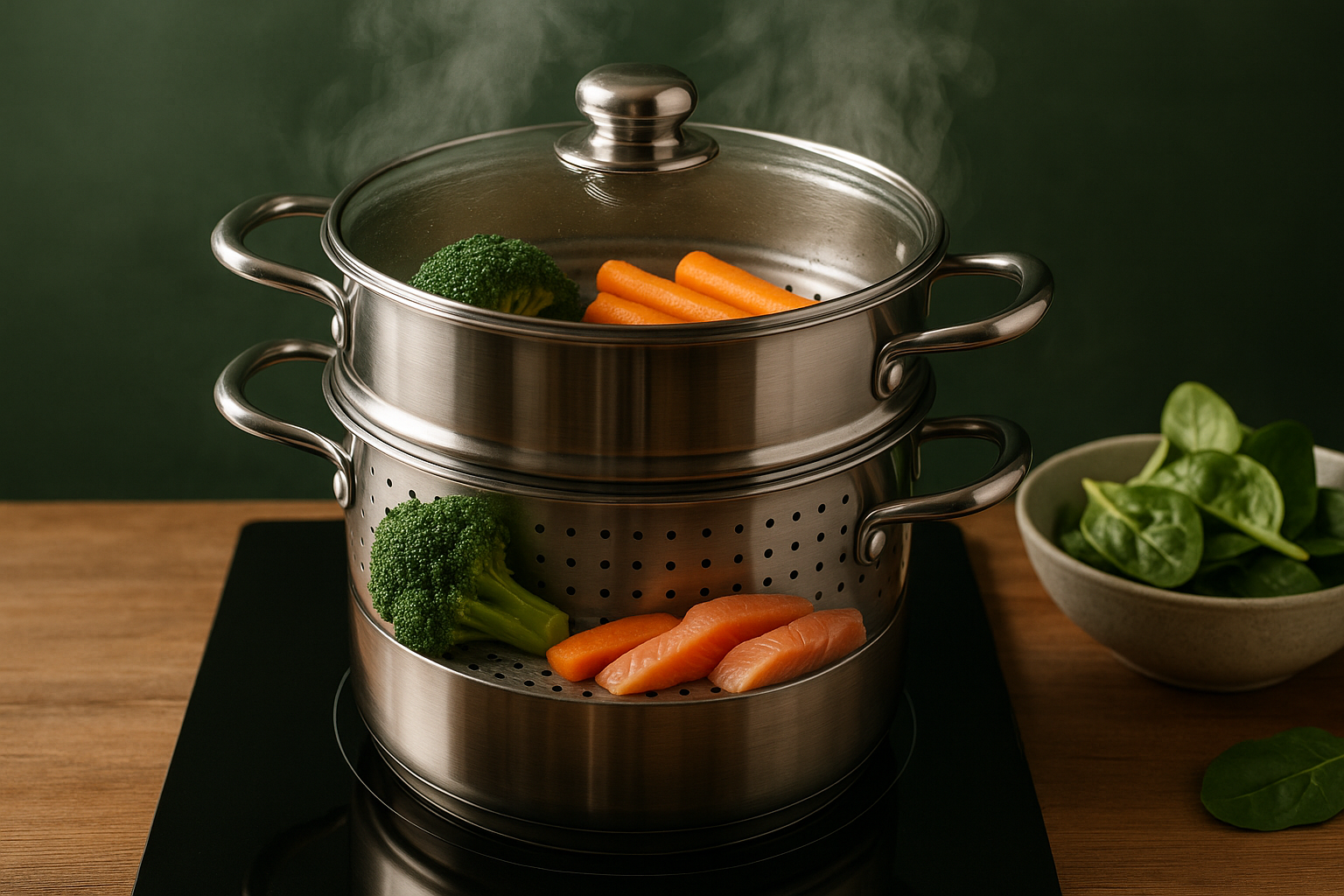 Cottura a vapore: il metodo semplice che mantiene sapori, nutrienti e riduce il calore in cucina (2)