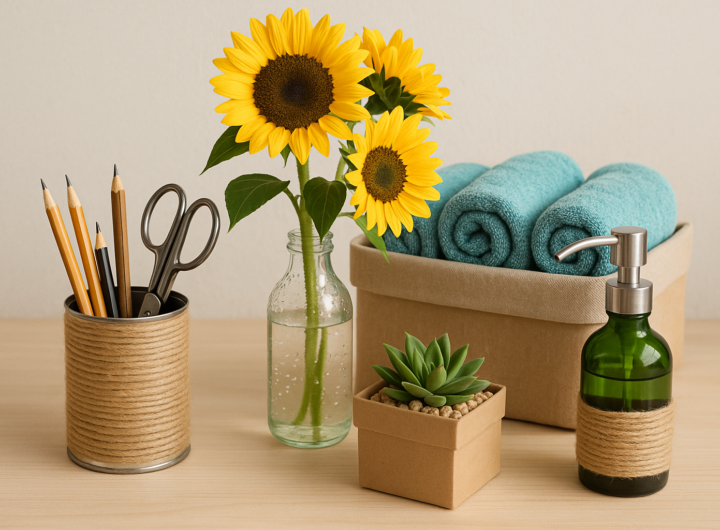 Riciclo creativo in casa: 5 progetti semplici con materiali che hai già