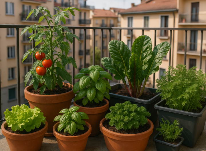 Orto e giardino in balcone: le piante che crescono davvero con poco spazio