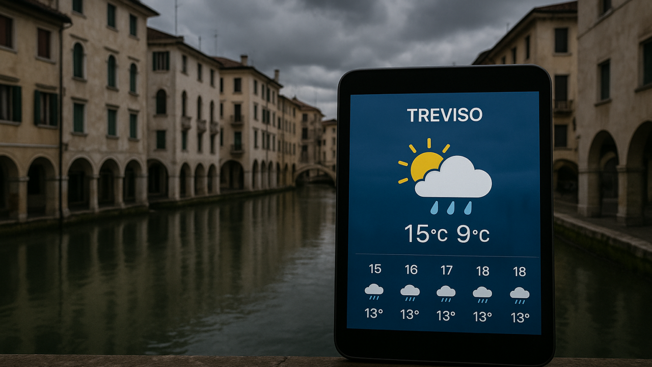 Previsioni meteo Treviso: sole e caldo questa settimana