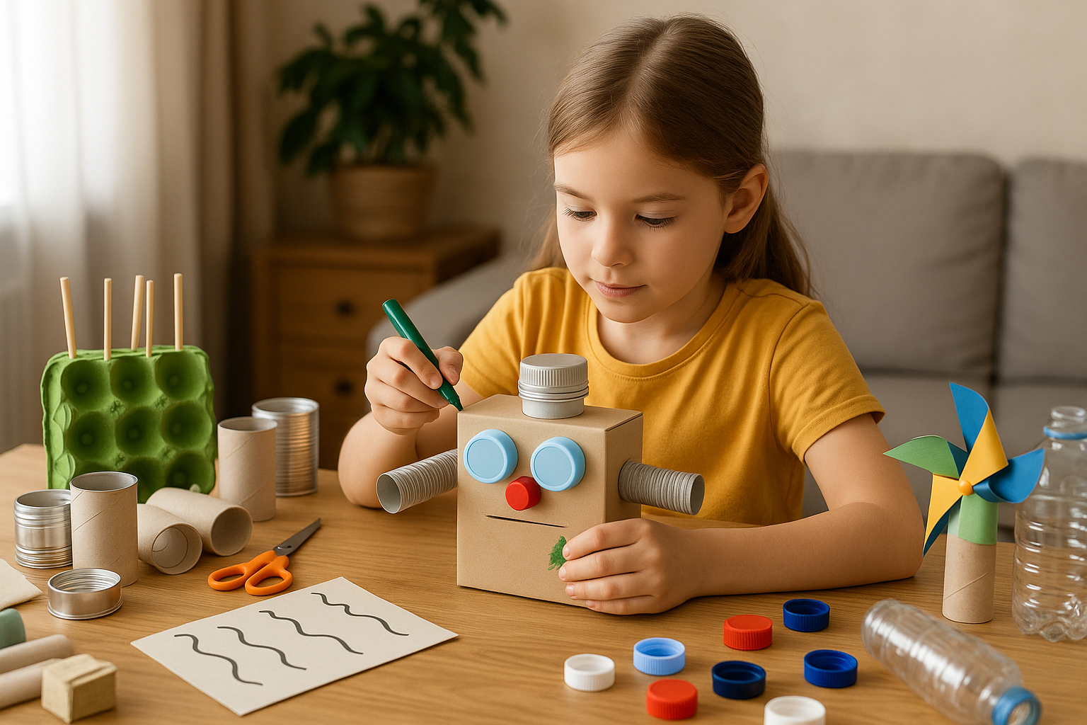 Riciclo creativo: 5 progetti facili da fare con i bambini