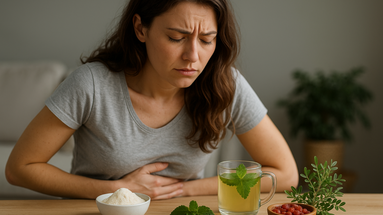 Rimedi naturali per l'intestino: glutammina, melissa e piante mediterranee che funzionano