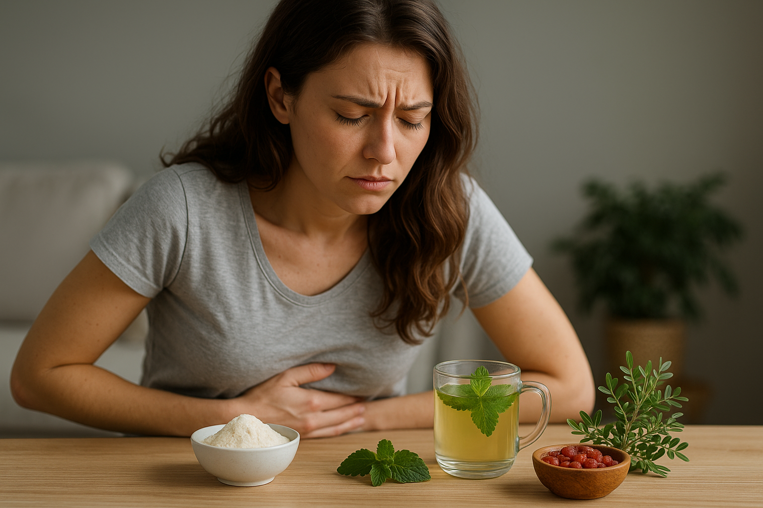 Rimedi naturali per l'intestino: glutammina, melissa e piante mediterranee che funzionano