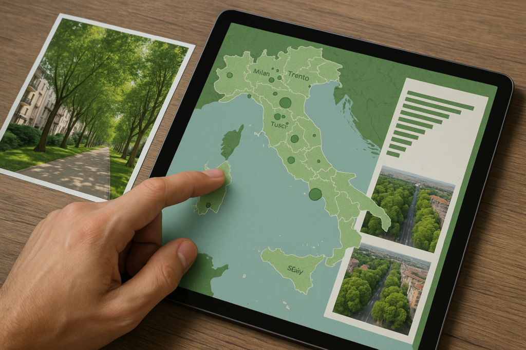 Alberi in città: dove ce ne sono di più in Italia e perché cambiano la vita