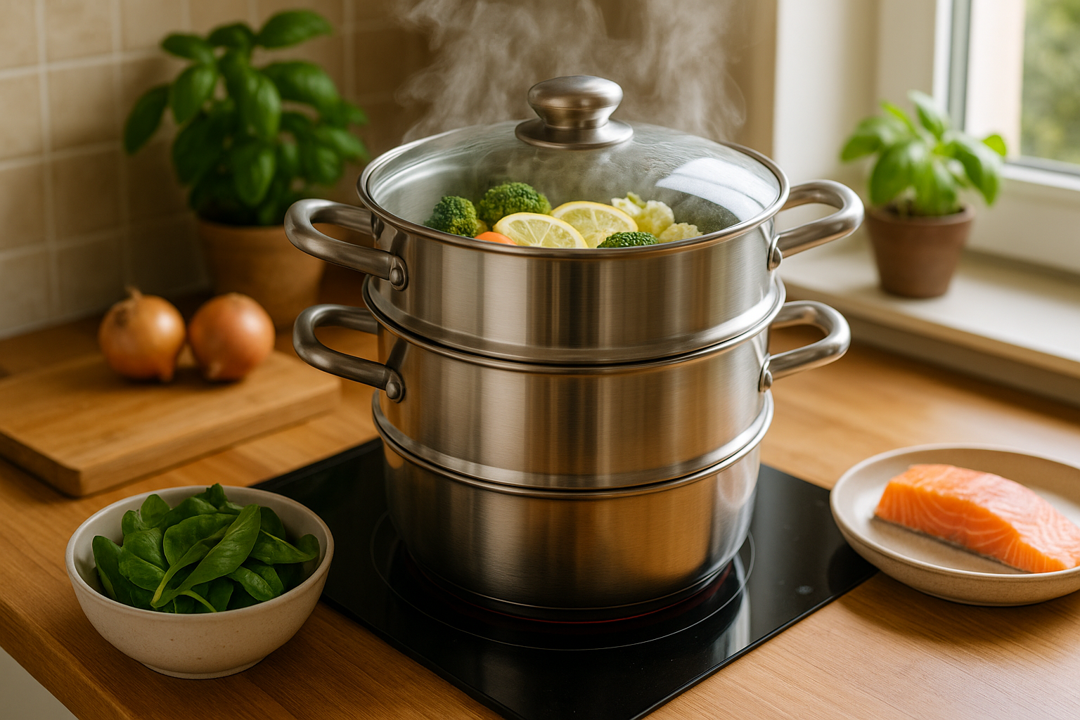 Cottura a vapore: il metodo semplice che mantiene sapori, nutrienti e riduce il calore in cucina