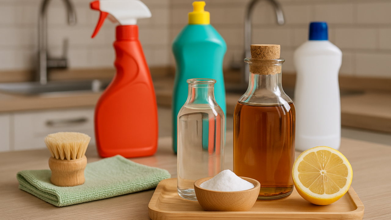 Pulizia ecologica della casa: bicarbonato, aceto e limone funzionano davvero?
