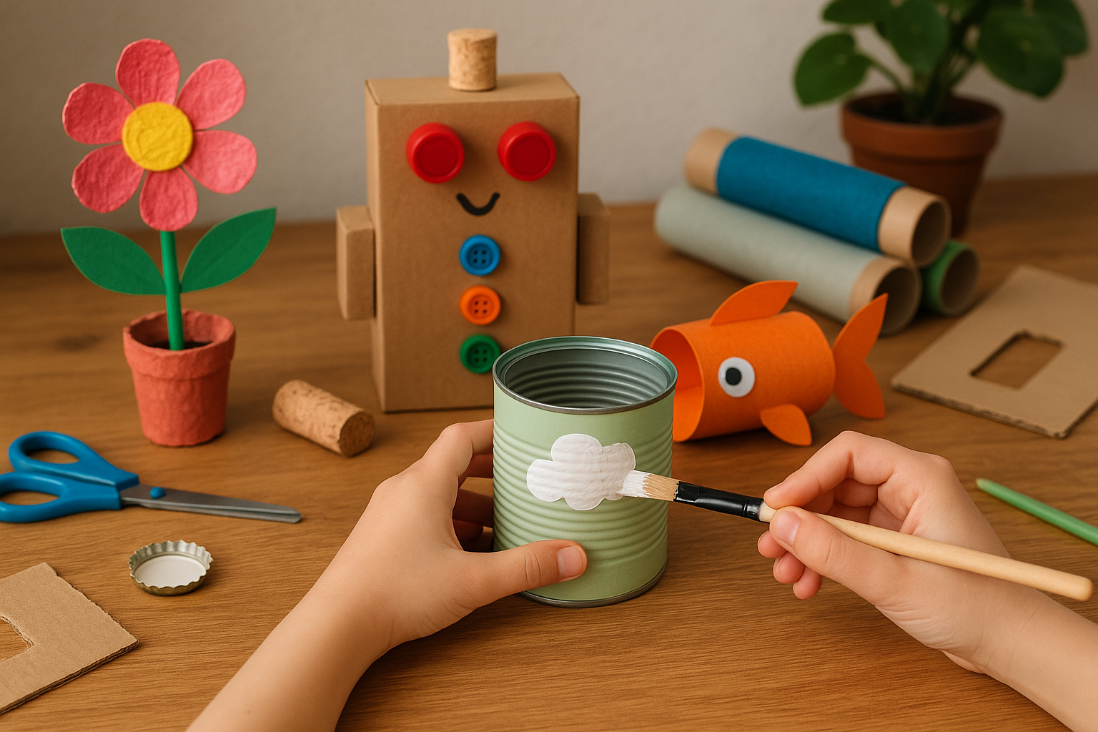 Riciclo creativo: 5 progetti facili da fare con i bambini (2)