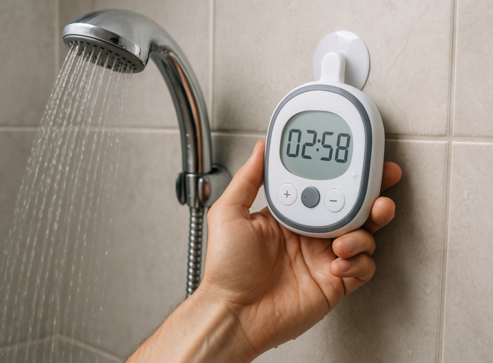 Risparmiare acqua in doccia: il timer che cambia le abitudini