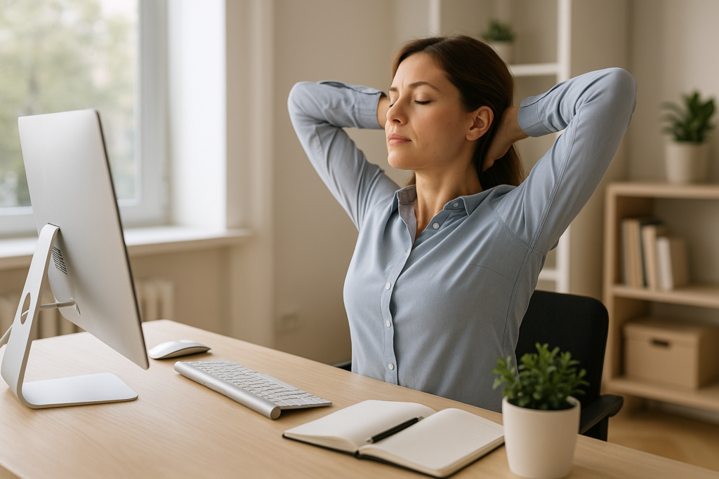 Combattere la sedentarietà da ufficio in 3 minuti: esercizi che funzionano