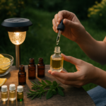 Fai-da-te green per l'estate: profumo con oli essenziali e faro solare da giardino
