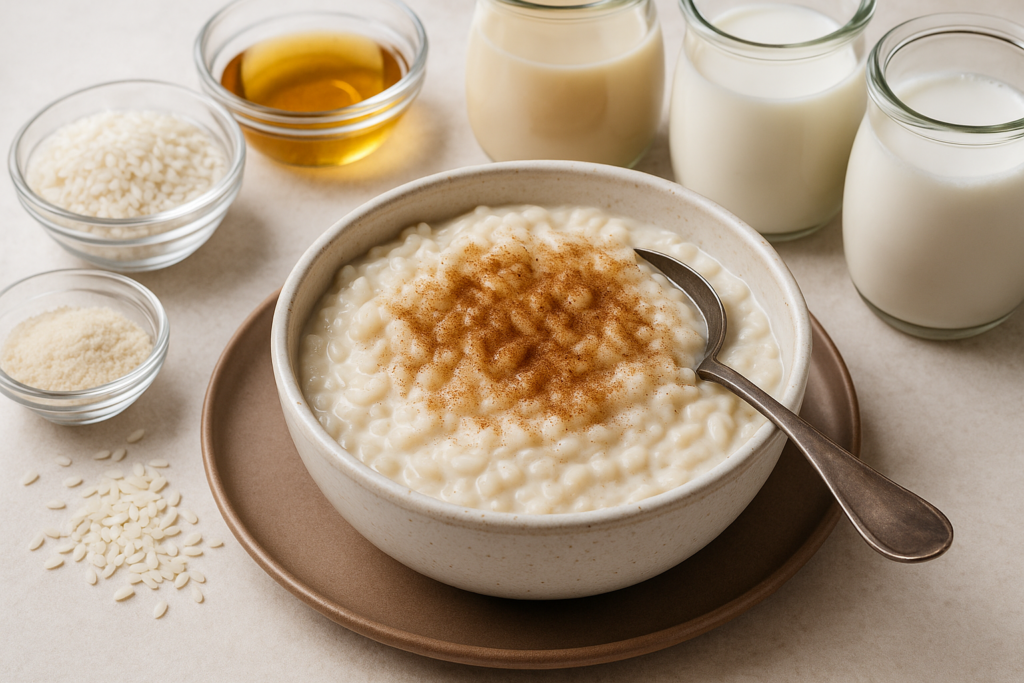 Ricette vegan facili: il rice pudding che funziona davvero