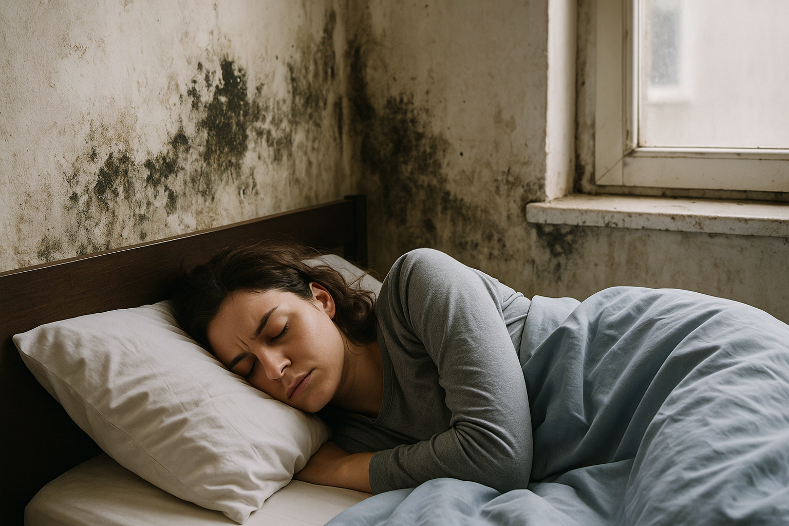 Dormire in una stanza umida rischi (2)