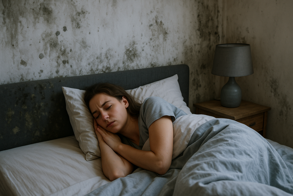 Dormire in una stanza umida rischi