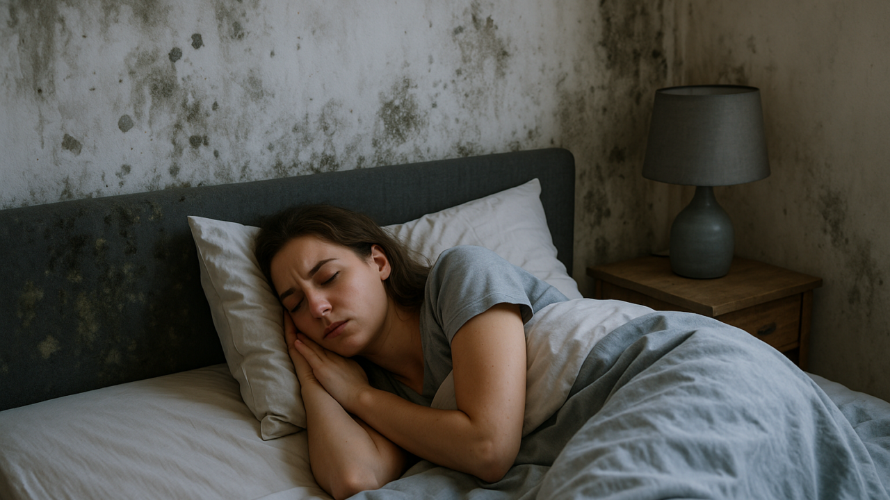 Dormire in una stanza umida rischi